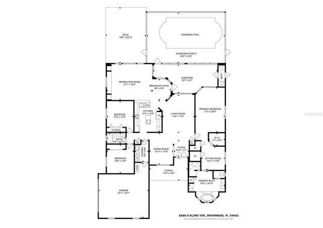 5580 S KLINE TERRACE, Inverness, FL 34452