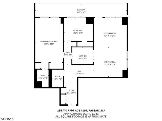 285 Aycrigg Ave 11G, Passaic City, NJ 07055