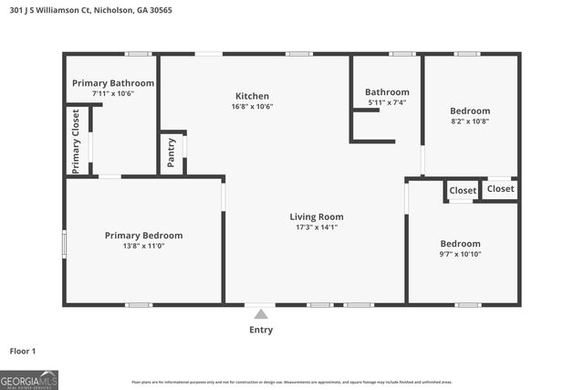 301 J S Williamson Court, Nicholson, GA 30565