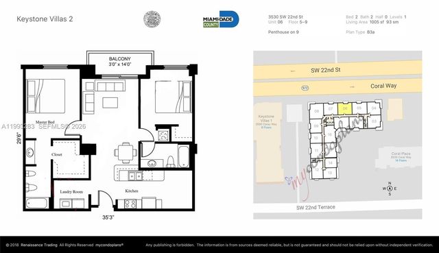 3530 SW 22nd St 706, Miami, FL 33145