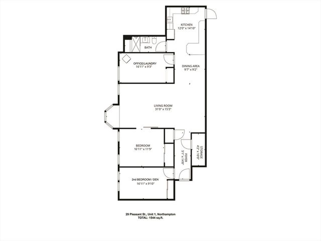 29 Pleasant St 1, Northampton, MA 01060