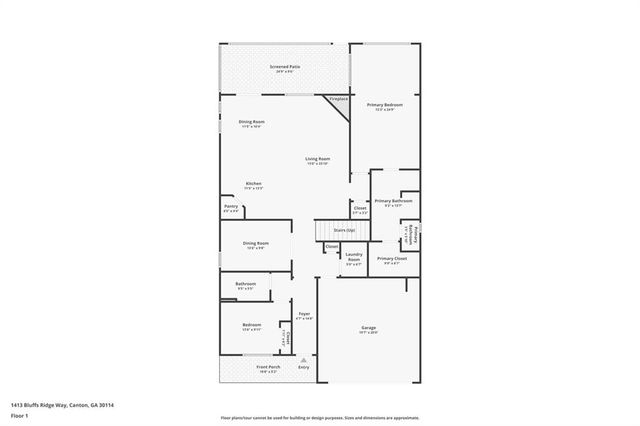 1413 Bluffs Ridge Way, Canton, GA 30114