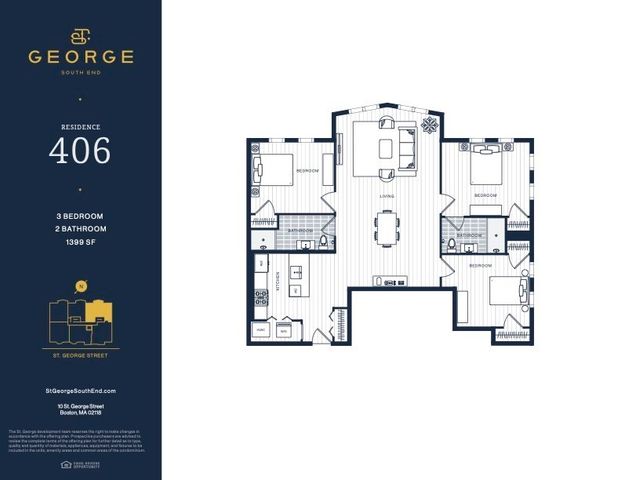 10 St George Street 406, Boston, MA 02118