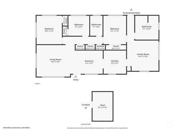 928 Dibb Street, Bremerton, WA 98310