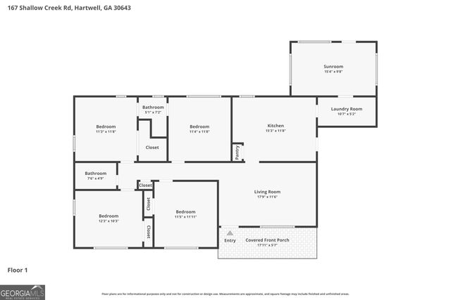 167 Shallow Creek Road, Hartwell, GA 30643