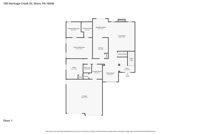 105 Heritage Creek Dr. DRIVE, Adams Twp, PA 16046
