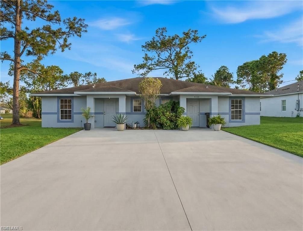 4741/4743 27th ST SW, LEHIGH ACRES, FL 33973 — exterior