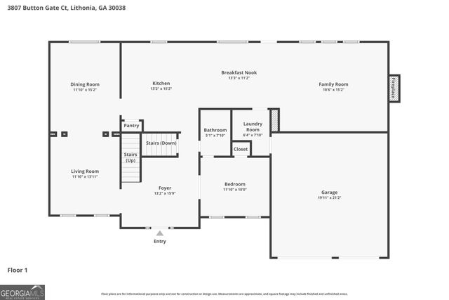 3807 Button Gate Court, Lithonia, GA 30038