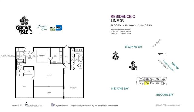 3 Grove Isle Dr C803, Miami, FL 33133