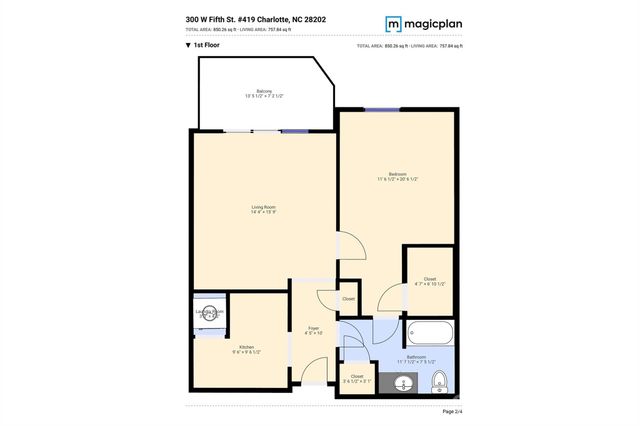300 W 5th Street 419, Charlotte, NC 28202