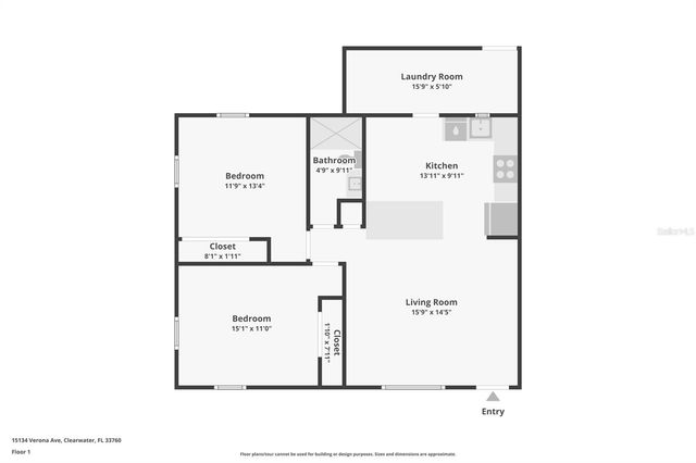 15134 VERONA AVENUE, Clearwater, FL 33760