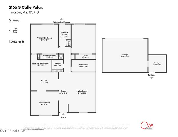 2166 S Calle Polar, Tucson, AZ 85710