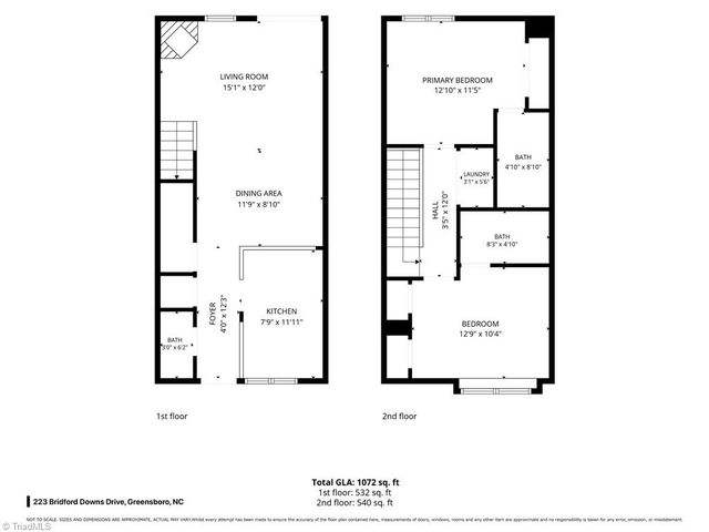 223 Bridford Downs Drive, Greensboro, NC 27407