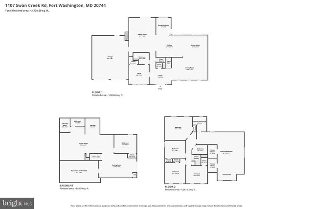 1107 SWAN CREEK RD, Fort Washington, MD 20744