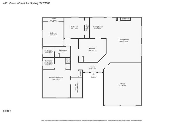 4831 Owens Creek Lane, Spring, TX 77388