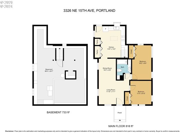 3326 Ne 15TH Ave, Portland, OR 97212