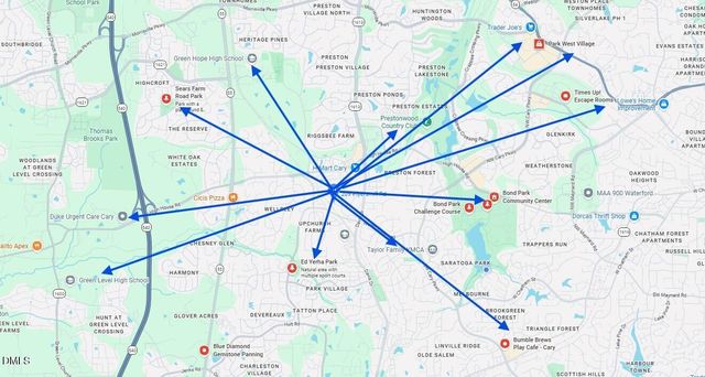 209 Plyersmill Road, Cary, NC 27519