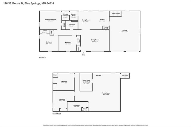 126 SE Moore Street, Blue Springs, MO 64014