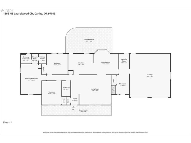 1566 Ne LAURELWOOD Cir, Canby, OR 97013