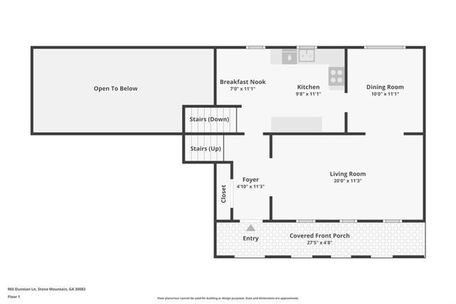 965 Dunstan Lane, Stone Mountain, GA 30083