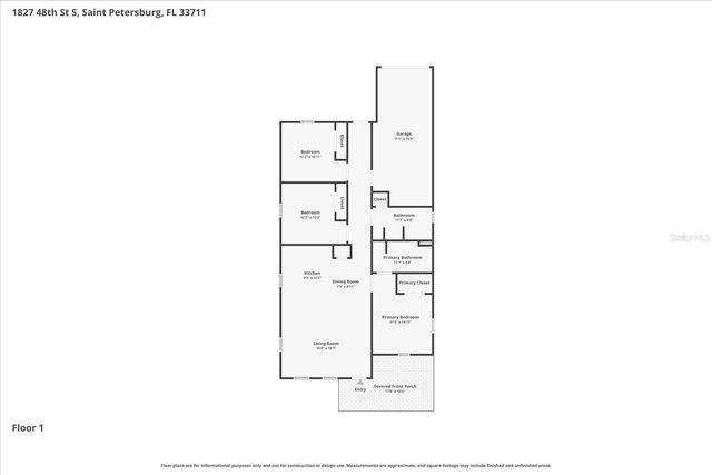 1827 48TH STREET S, St Petersburg, FL 33711