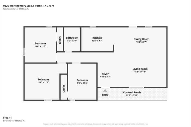 9326 Montgomery Lane, La Porte, TX 77571