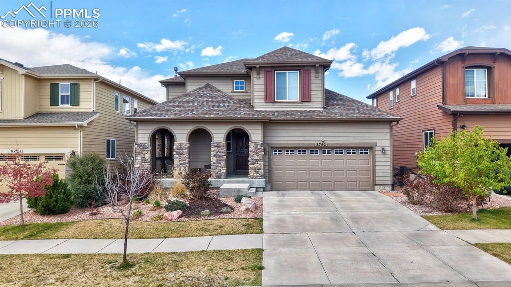 8742 Windy Plains Court, Colorado Springs, CO 80927 — exterior