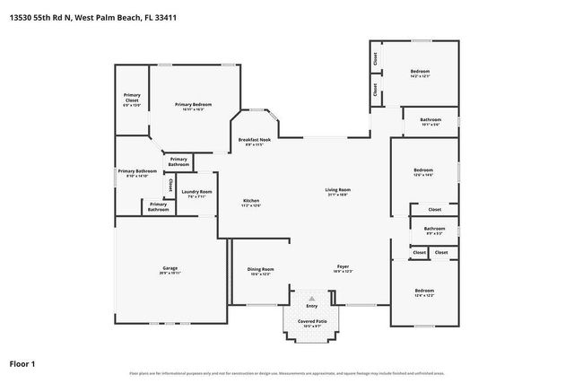 13530 55TH Road N, The Acreage, FL 33411