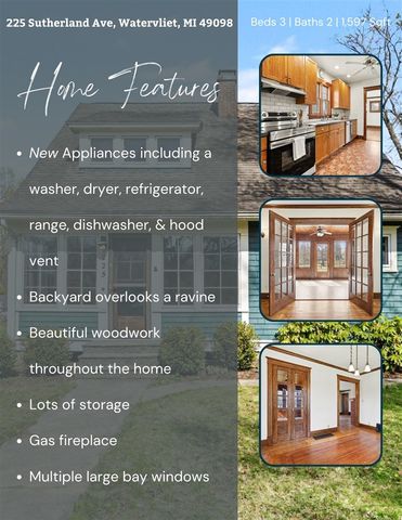 225 Sutherland Avenue, Watervliet, MI 49098