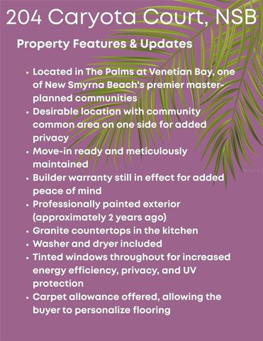 204 CARYOTA COURT, New Smyrna Beach, FL 32168