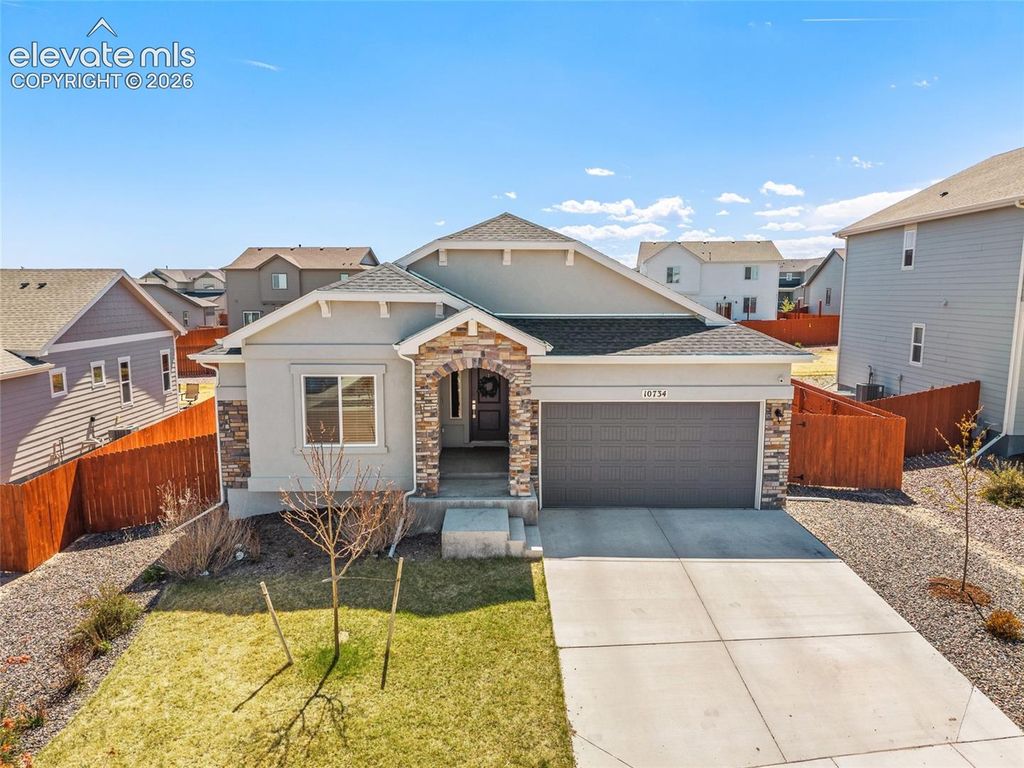 10734 Rolling Peaks Drive, Peyton, CO 80831 — exterior