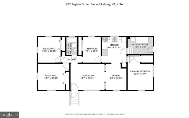 802 PAYTON DR, Fredericksburg, VA 22405