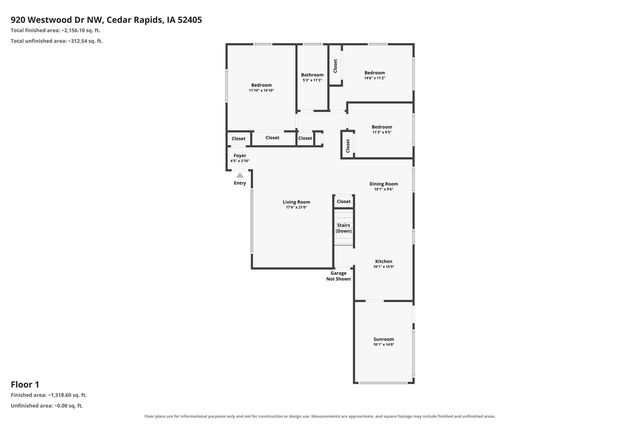 920 Westwood Drive NW, Cedar Rapids, IA 52405