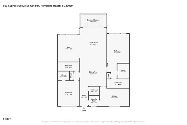 800 Cypress Grove Drive 504, Pompano Beach, FL 33069