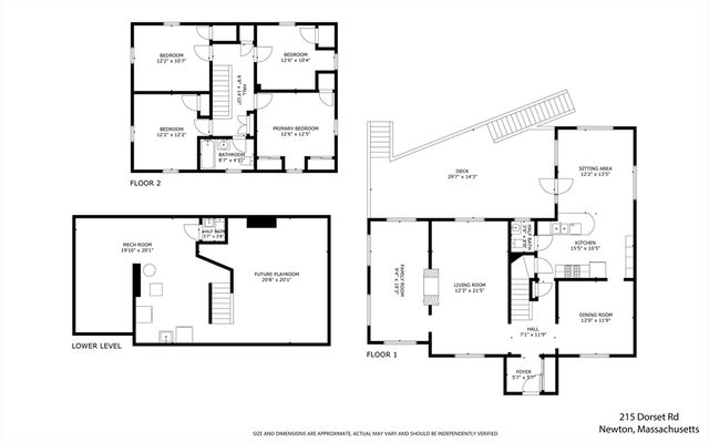 215 Dorset Road, Newton, MA 02468