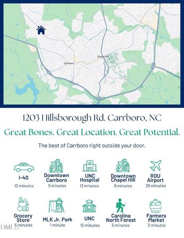 1203 Hillsborough Road, Chapel Hill, NC 27516