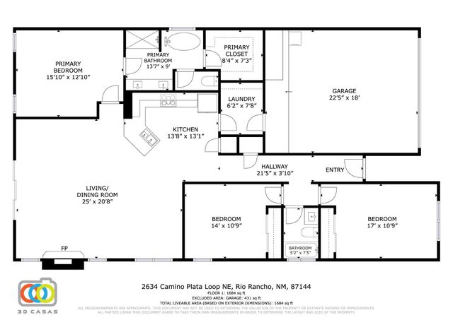 2634 Camino Plata Loop NE, Rio Rancho, NM 87144