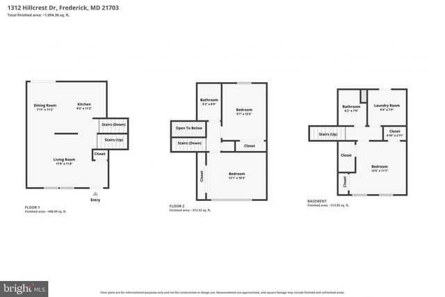 1312 HILLCREST DR, Frederick, MD 21703