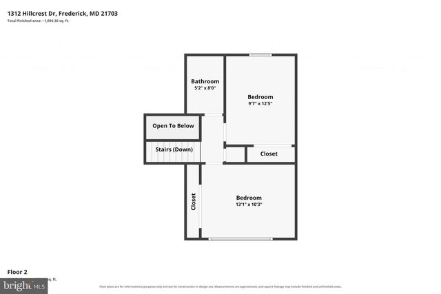 1312 HILLCREST DR, Frederick, MD 21703