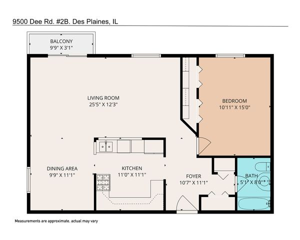 9500 Dee Road 202B, Des Plaines, IL 60016