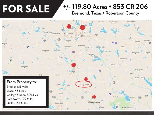 853 CR 206, Bremond, TX 76629