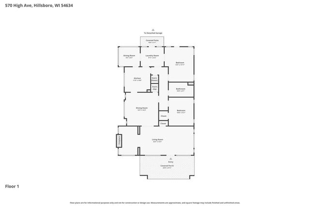 570 High Avenue, Hillsboro, WI 54634