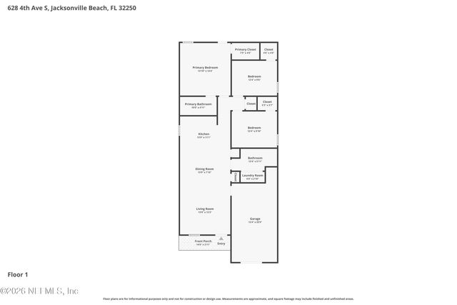 628 4TH Avenue S, Jacksonville Beach, FL 32250