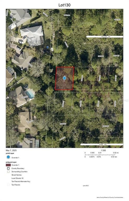 Lot 130 WILLOW CIRCLE, Mount Dora, FL 32757