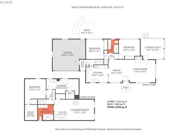 5408 Se HAWTHORNE Blvd, Portland, OR 97215