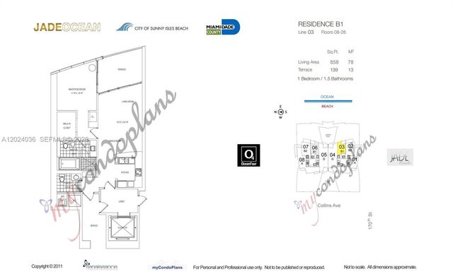 17121 Collins Ave 1503, Sunny Isles Beach, FL 33160