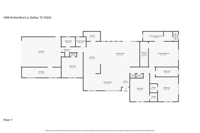 1909 W Red Bird Lane, Dallas, TX 75232