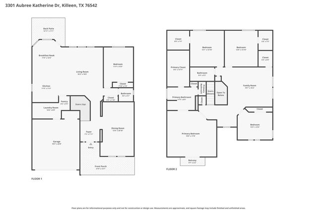 3301 Aubree Katherine DR, Killeen, TX 76542