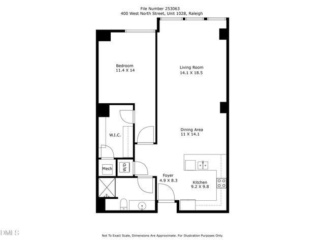 400 W North Street 1028, Raleigh, NC 27603