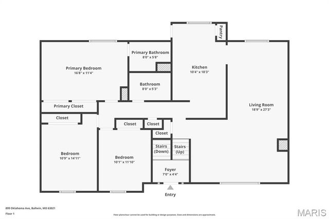 899 Oklahoma Avenue, Ballwin, MO 63021